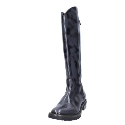 scarpe donna MOMA stivali grigio pelle lucida BK293 Fino Al -60%