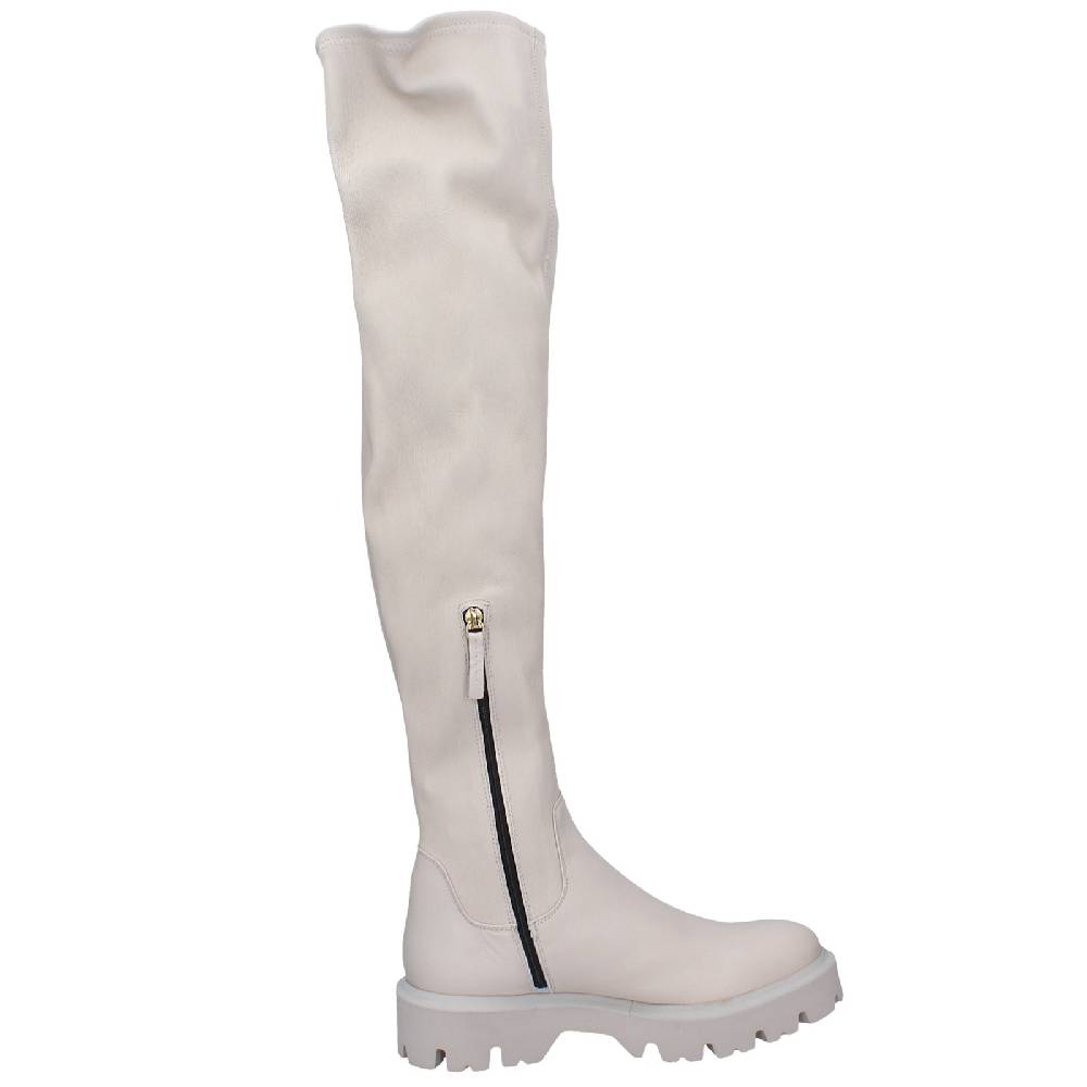 scarpe donna ROBERTO FESTA stivali beige pelle EX552 Shopping Online
