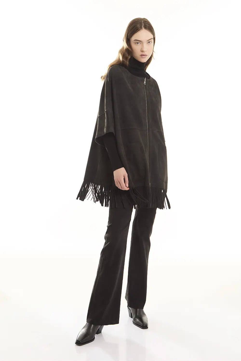 P.A.R.O.S.H. CAPPOTTO IN SUEDE Saldi Di Fabbrica