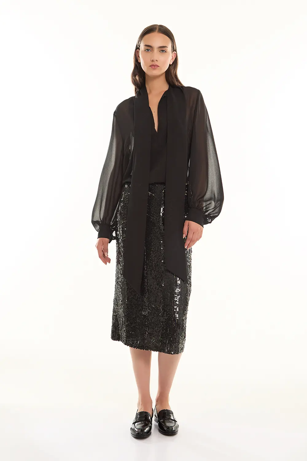 P.A.R.O.S.H. LONGUETTE FULL PAILLETTES In Saldo