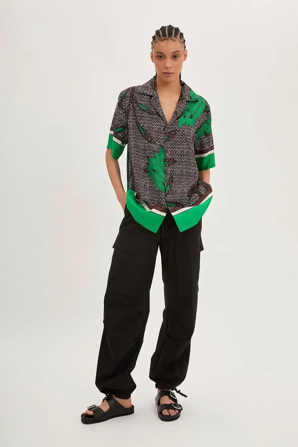P.A.R.O.S.H. CAMICIA STAMPA WAX In Vendita