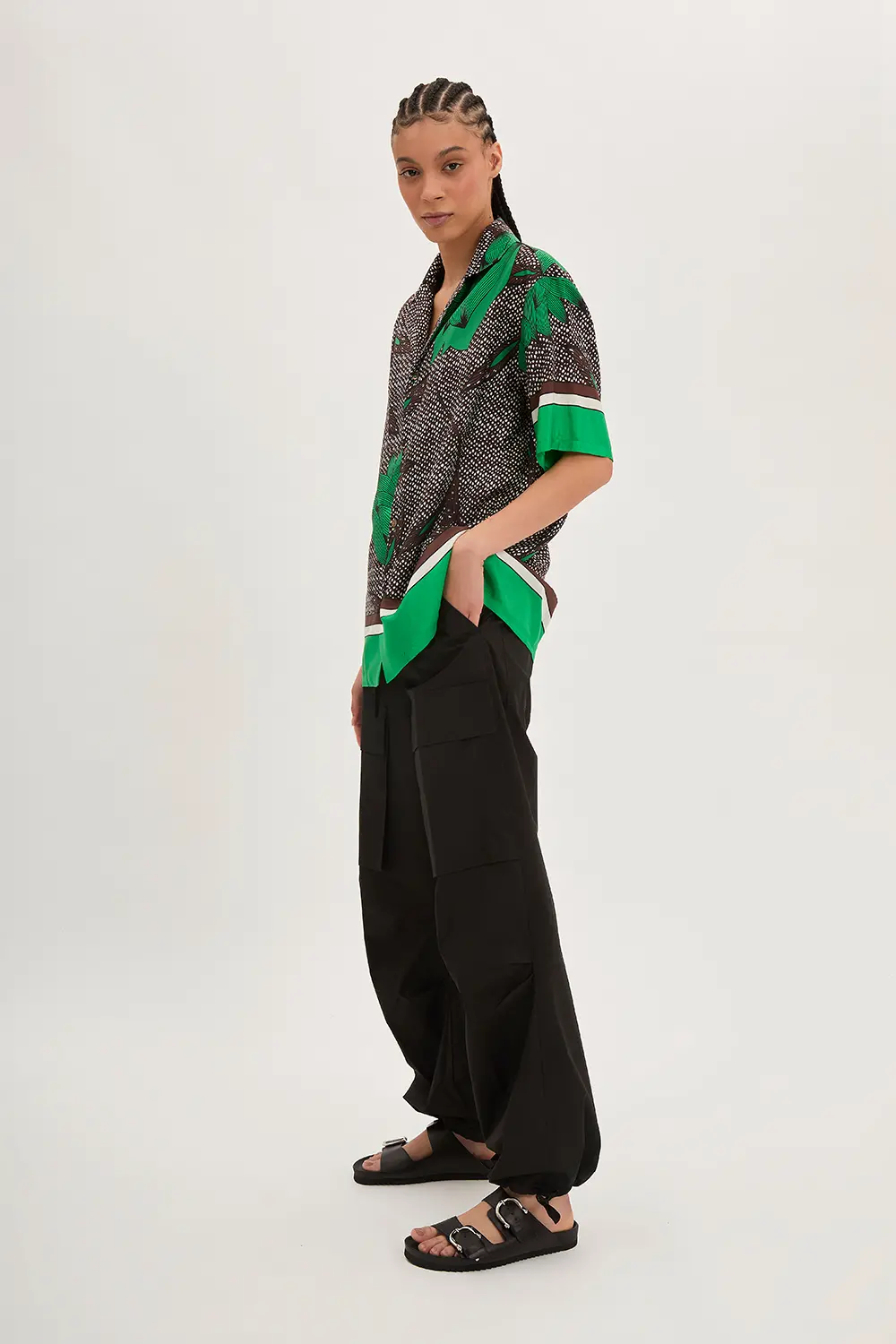 P.A.R.O.S.H. CAMICIA STAMPA WAX In Vendita