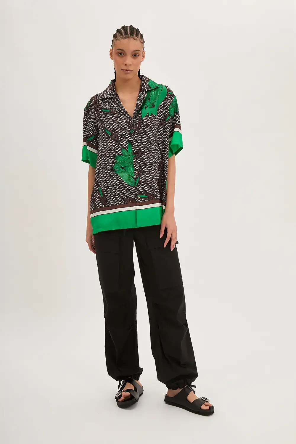 P.A.R.O.S.H. CAMICIA STAMPA WAX In Vendita