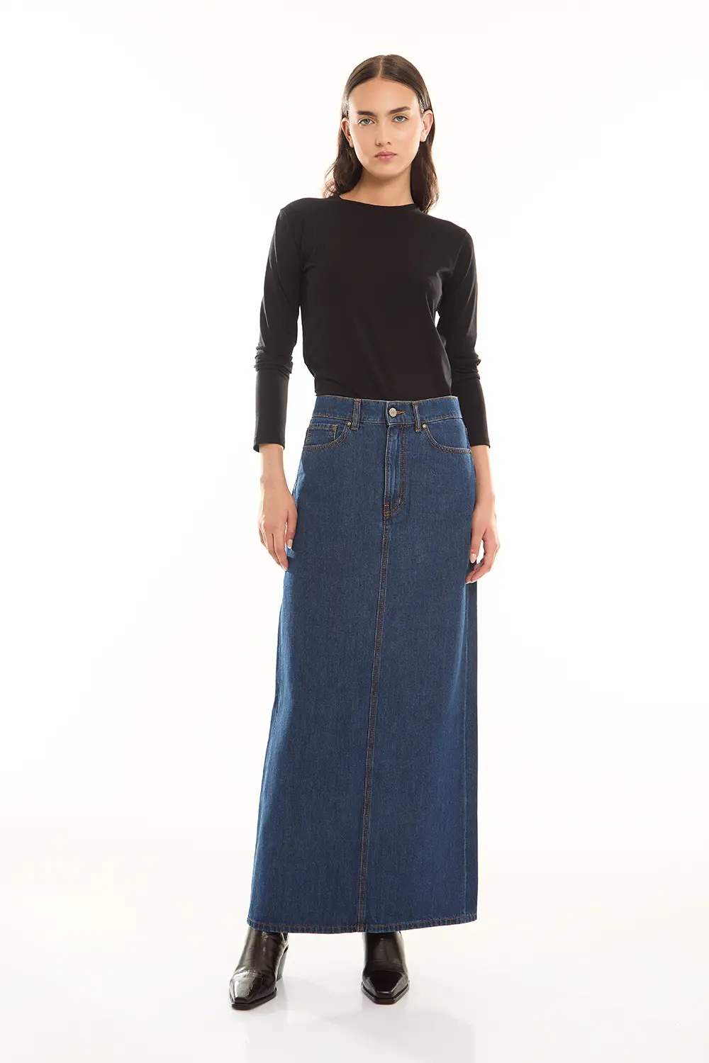 P.A.R.O.S.H. GONNA LUNGA DENIM Offerta