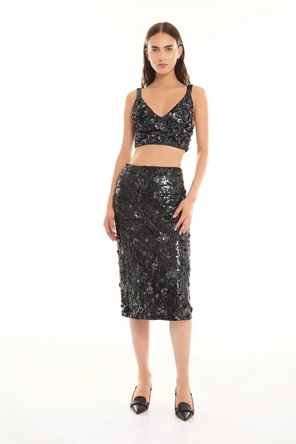 P.A.R.O.S.H. LONGUETTE FULL PAILLETTES Saldi