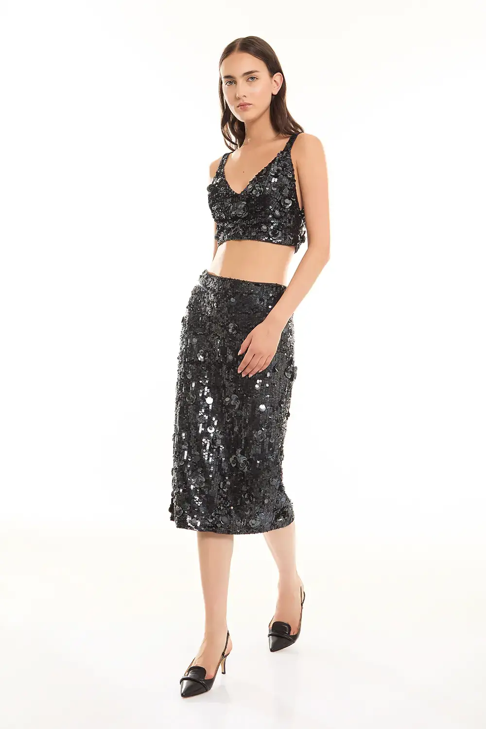 P.A.R.O.S.H. LONGUETTE FULL PAILLETTES Saldi