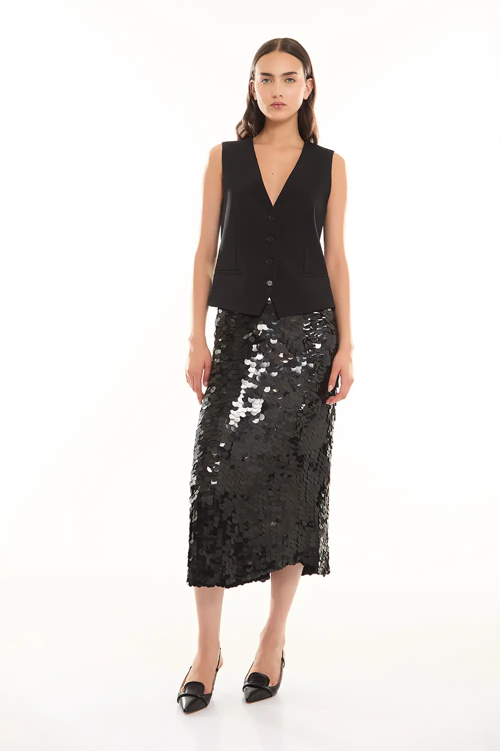 P.A.R.O.S.H. LONGUETTE FULL PAILLETTES Saldi Di Fabbrica