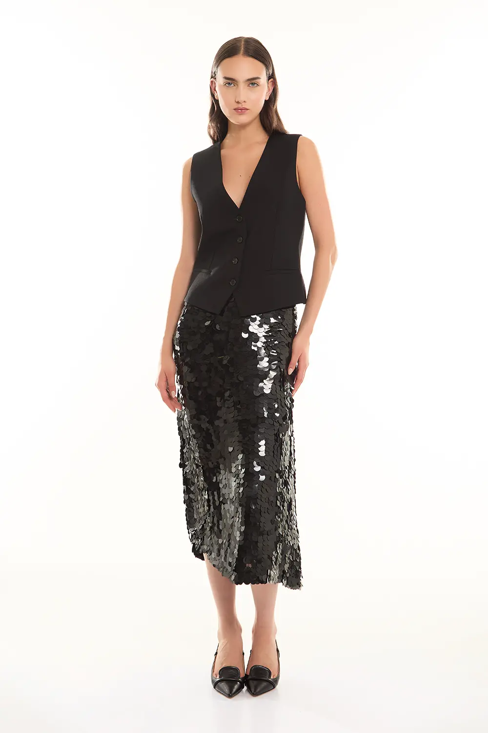 P.A.R.O.S.H. LONGUETTE FULL PAILLETTES Saldi Di Fabbrica