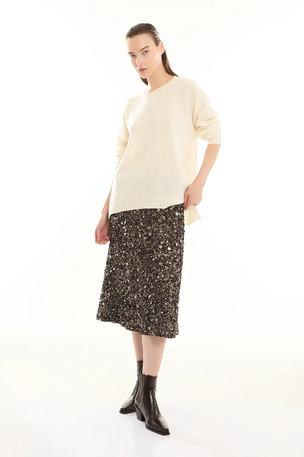 P.A.R.O.S.H. MAGLIA GIROCOLLO IN LANA Fino Al -60%