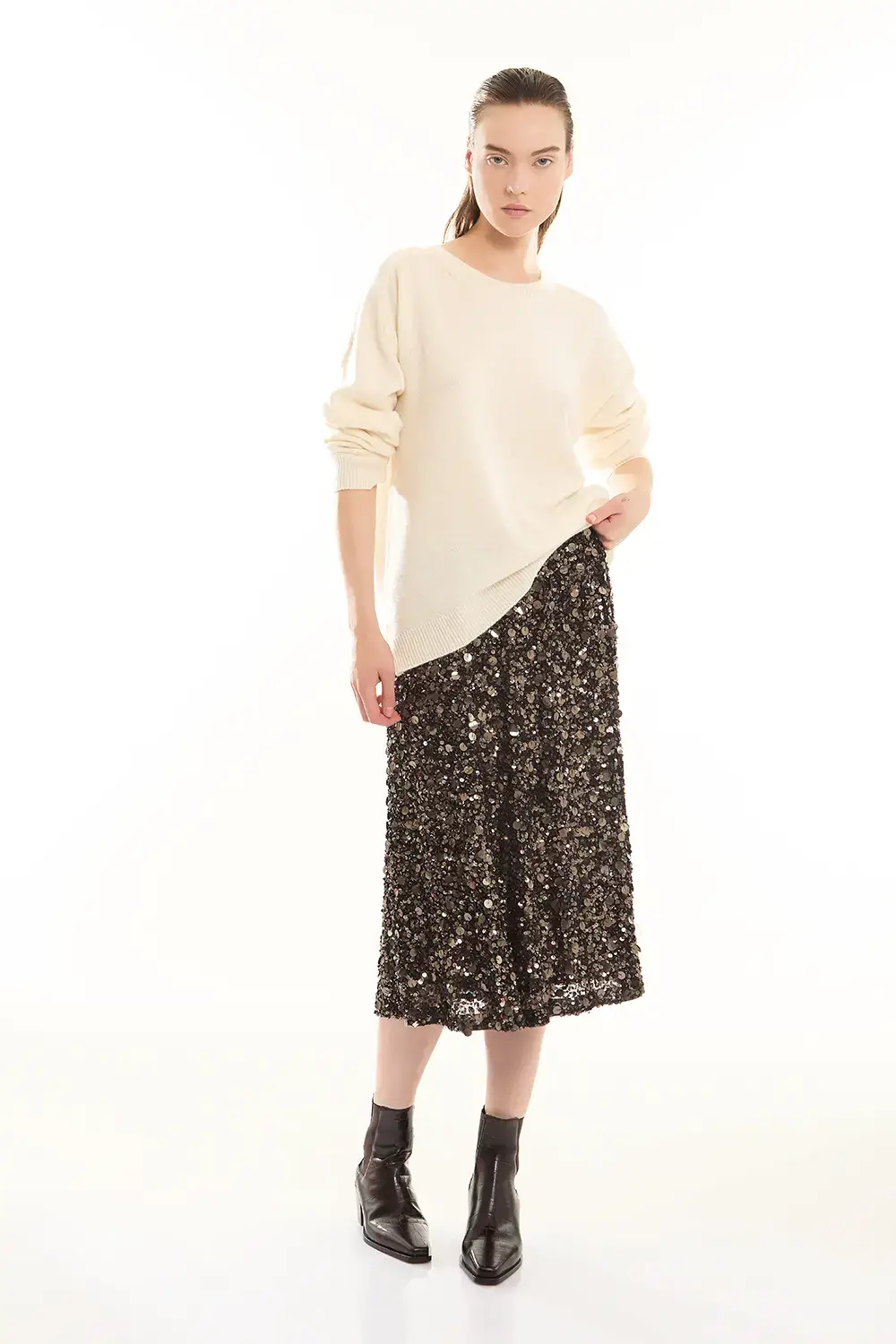 P.A.R.O.S.H. MAGLIA GIROCOLLO IN LANA Fino Al -60%