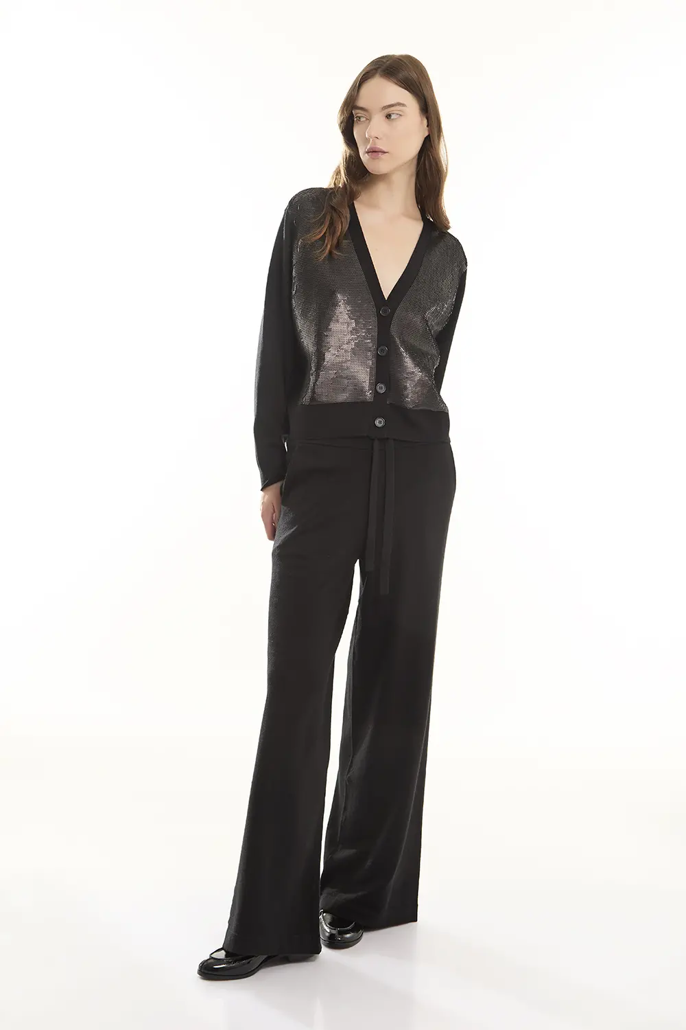 P.A.R.O.S.H. CARDIGAN CON PAILLETTES Vendite Flash