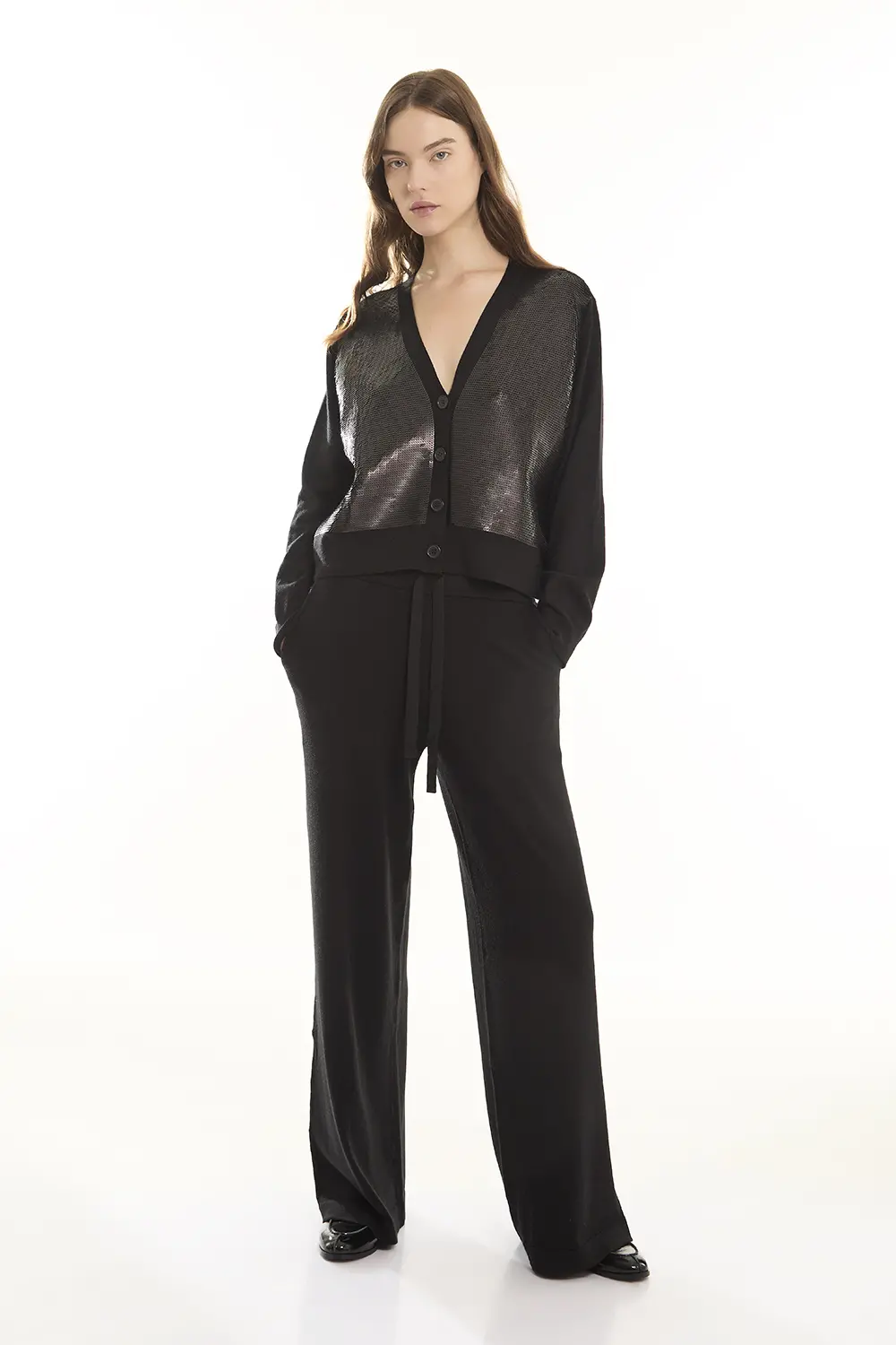 P.A.R.O.S.H. CARDIGAN CON PAILLETTES Vendite Flash