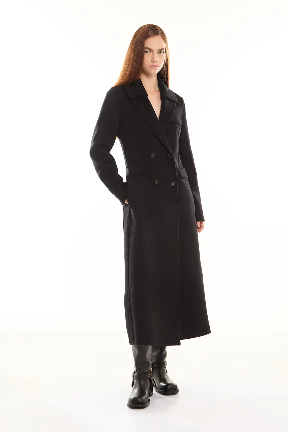 P.A.R.O.S.H. CAPPOTTO COLLO IN MAGLIA Consegna Veloce