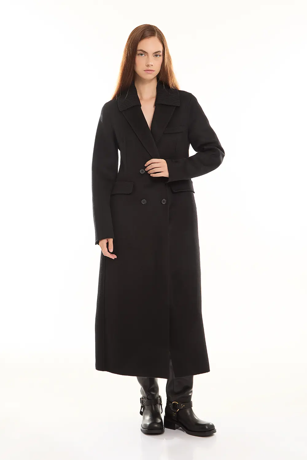 P.A.R.O.S.H. CAPPOTTO COLLO IN MAGLIA Consegna Veloce