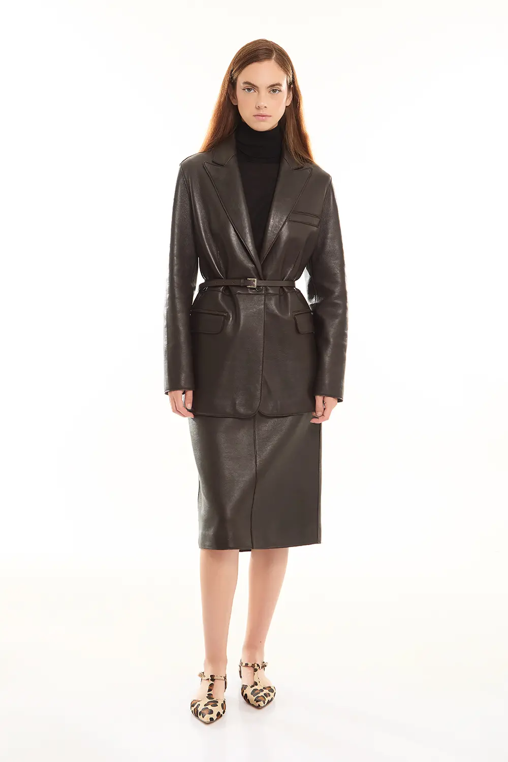 P.A.R.O.S.H. BLAZER IN PELLE Acquista Ora