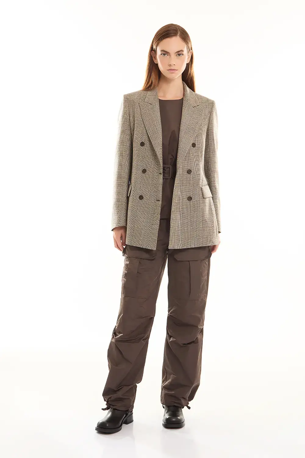 P.A.R.O.S.H. DOPPIO PETTO CHECK Sconto