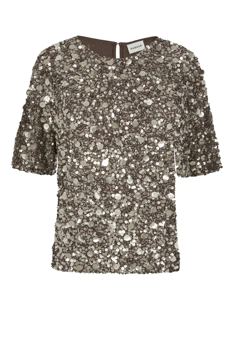 P.A.R.O.S.H. BLUSA FULL PAILLETTES Soddisfazione Garantita