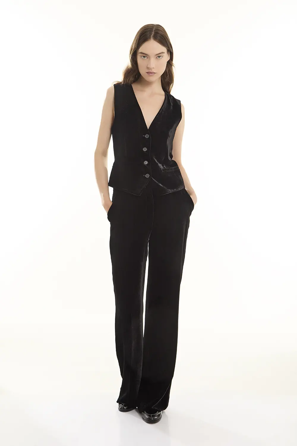 P.A.R.O.S.H. PANTALONE IN VELLUTO Saldi