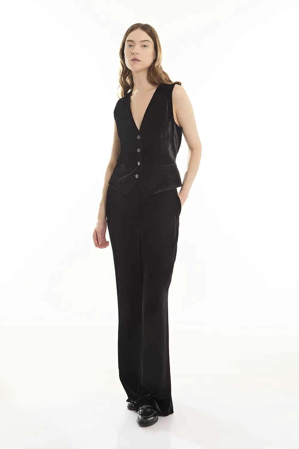 P.A.R.O.S.H. PANTALONE IN VELLUTO Saldi