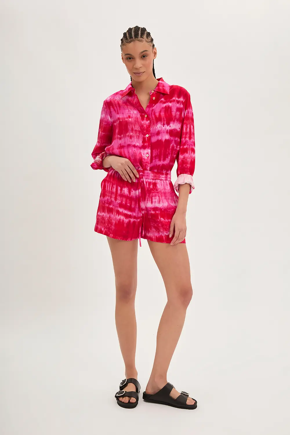 P.A.R.O.S.H. MINI CHEMISIER TIE-DYE Consegna Veloce
