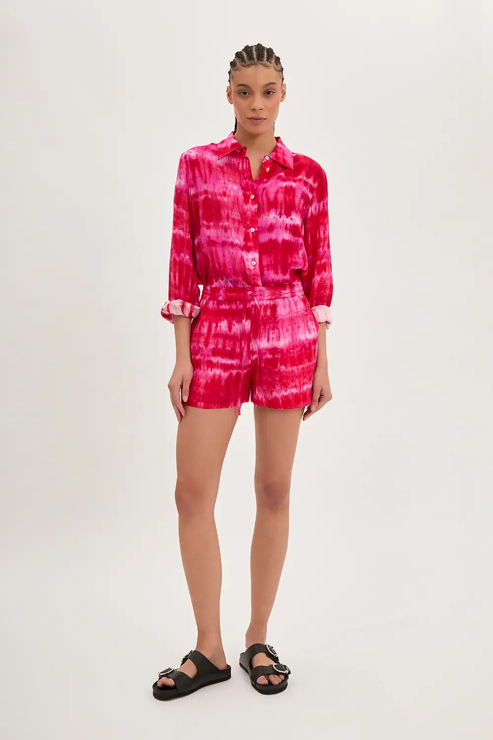 P.A.R.O.S.H. MINI CHEMISIER TIE-DYE Consegna Veloce