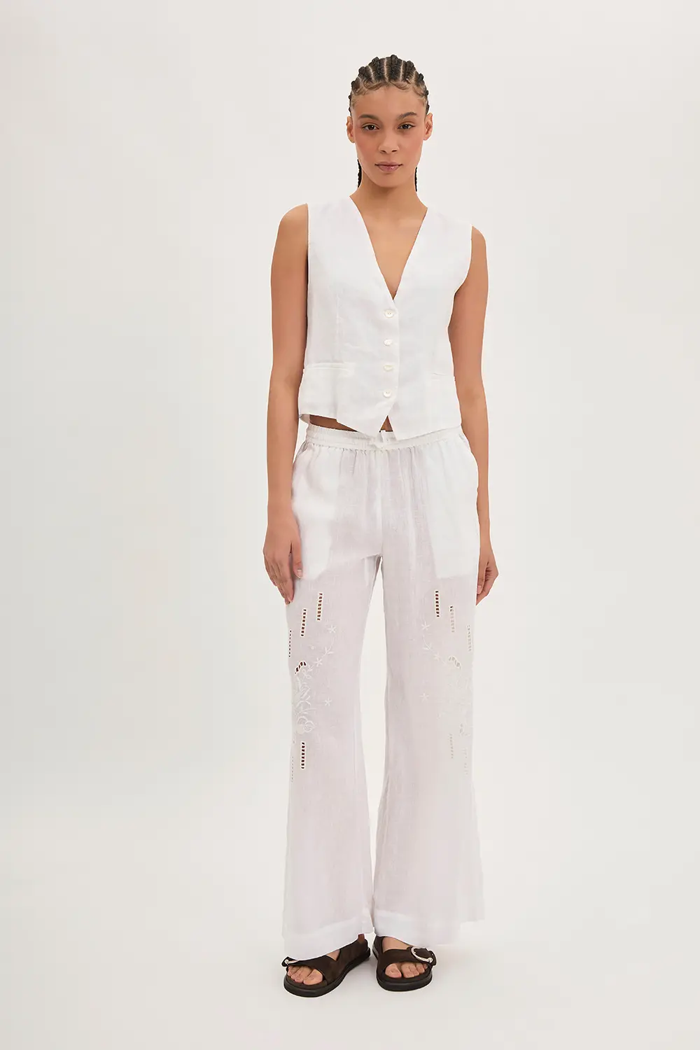 P.A.R.O.S.H. GILET IN LINO Moda
