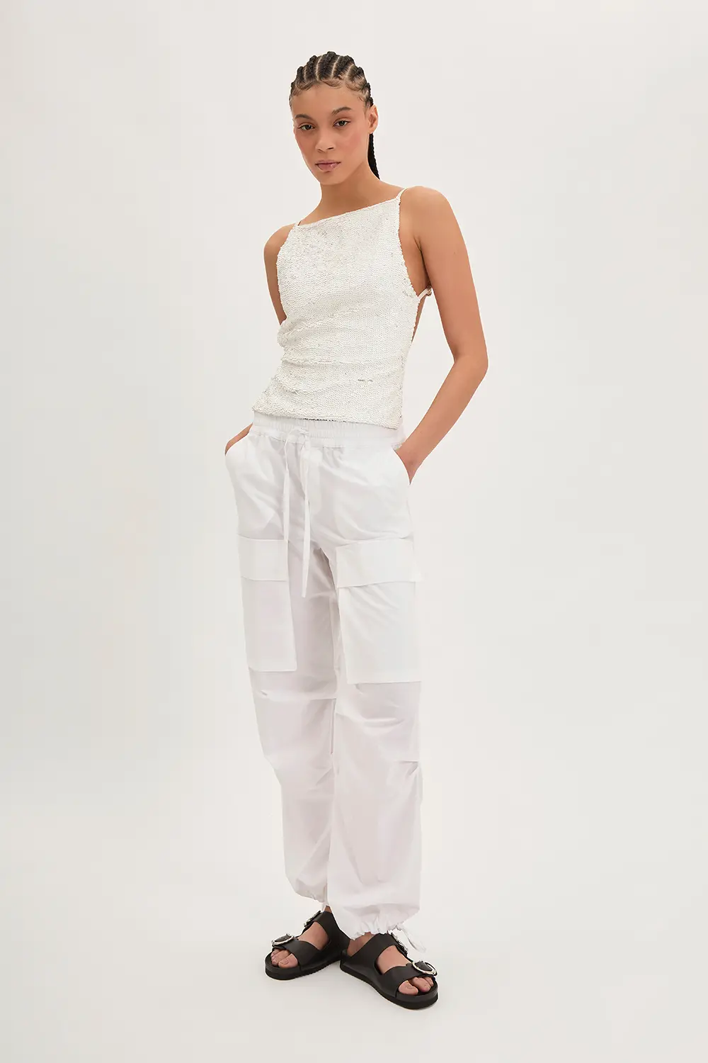 P.A.R.O.S.H. TOP FULL PAILLETTES Sconto