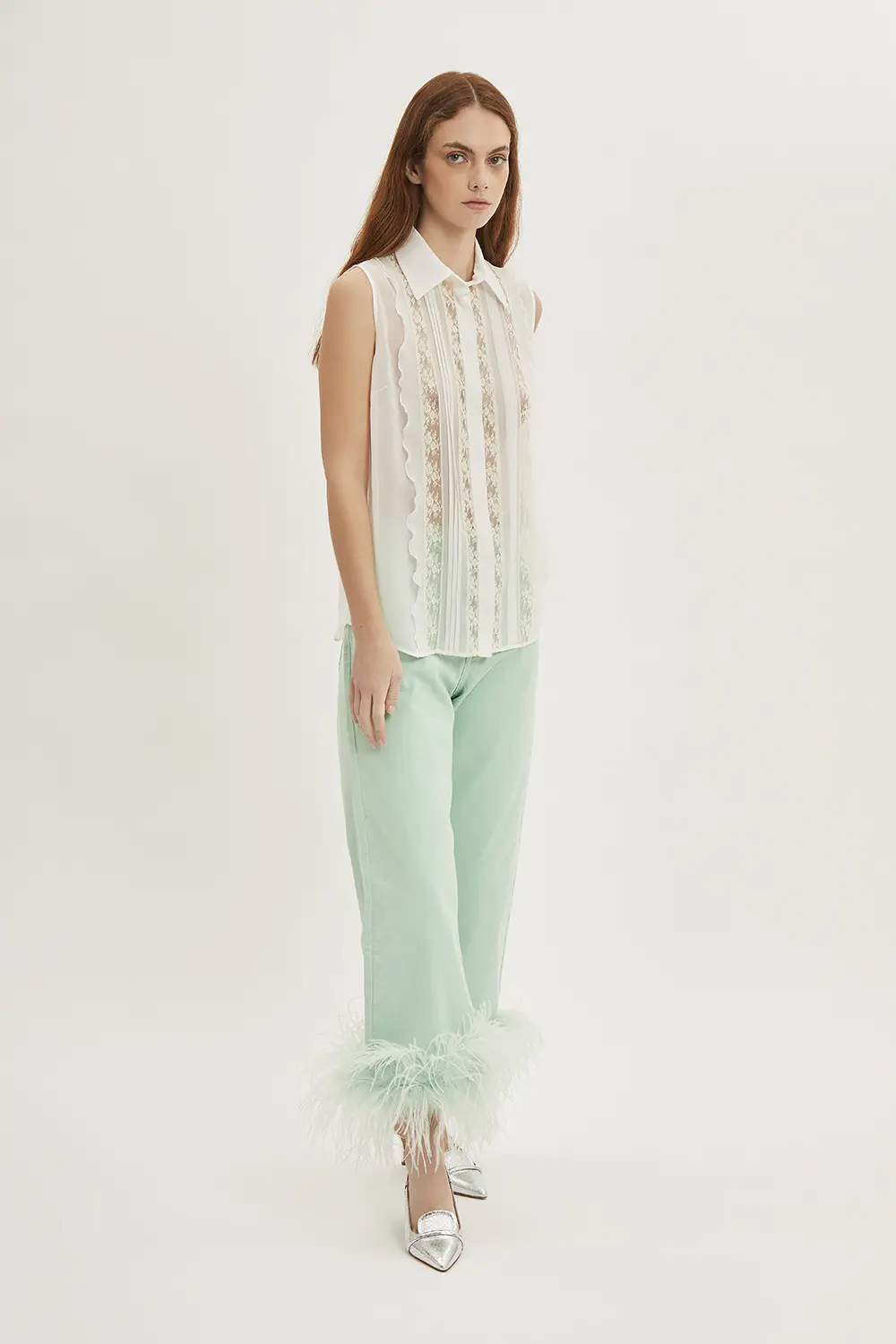 P.A.R.O.S.H. PANTALONE CON PIUME Online