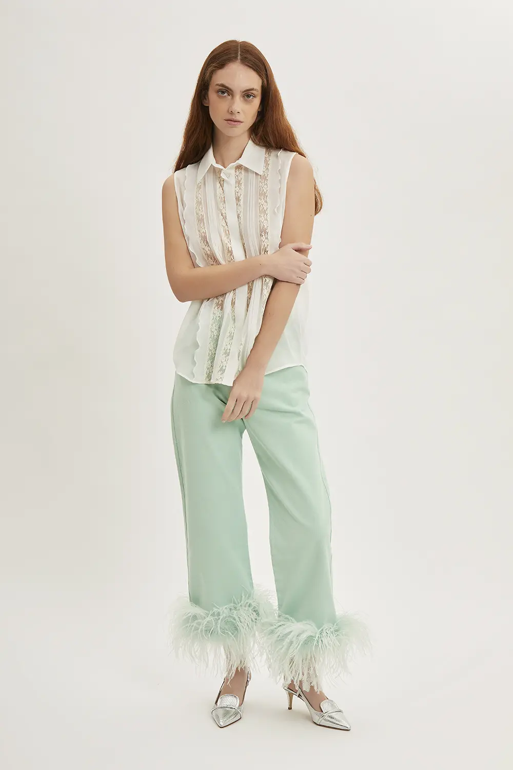 P.A.R.O.S.H. PANTALONE CON PIUME Online