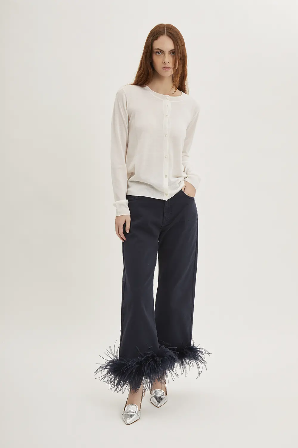P.A.R.O.S.H. PANTALONE CON PIUME Outlet