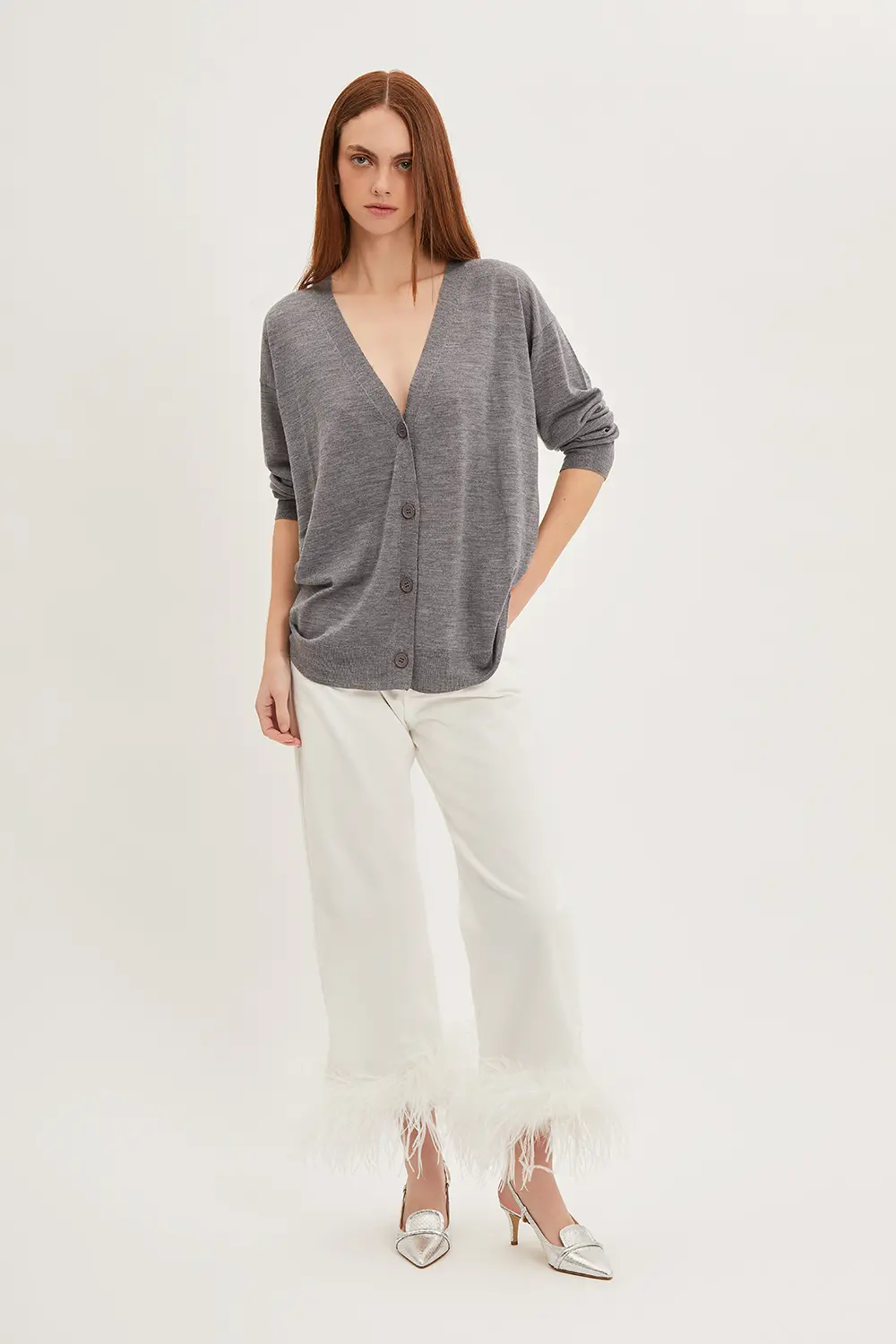 P.A.R.O.S.H. PANTALONE CON PIUME In Vendita