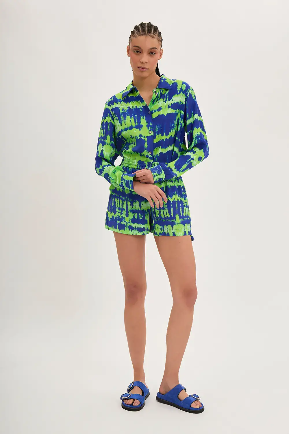 P.A.R.O.S.H. SHORTS TIE-DYE Moda