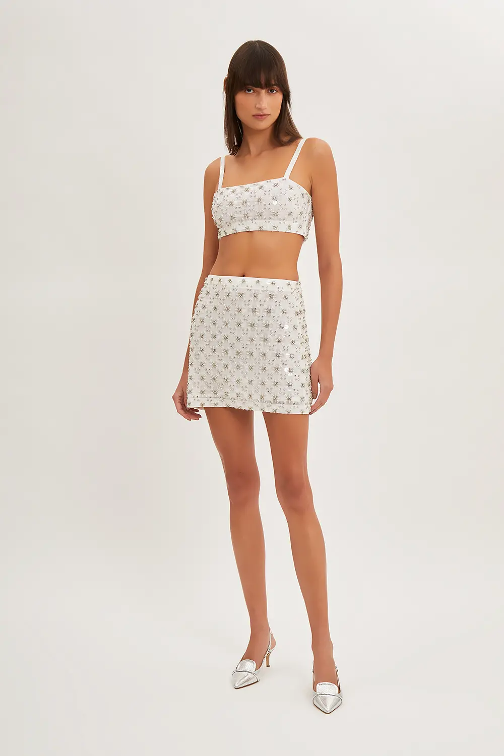 P.A.R.O.S.H. MINI GONNA RICAMI Moda