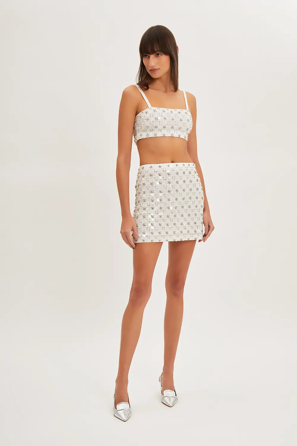 P.A.R.O.S.H. MINI GONNA RICAMI Moda