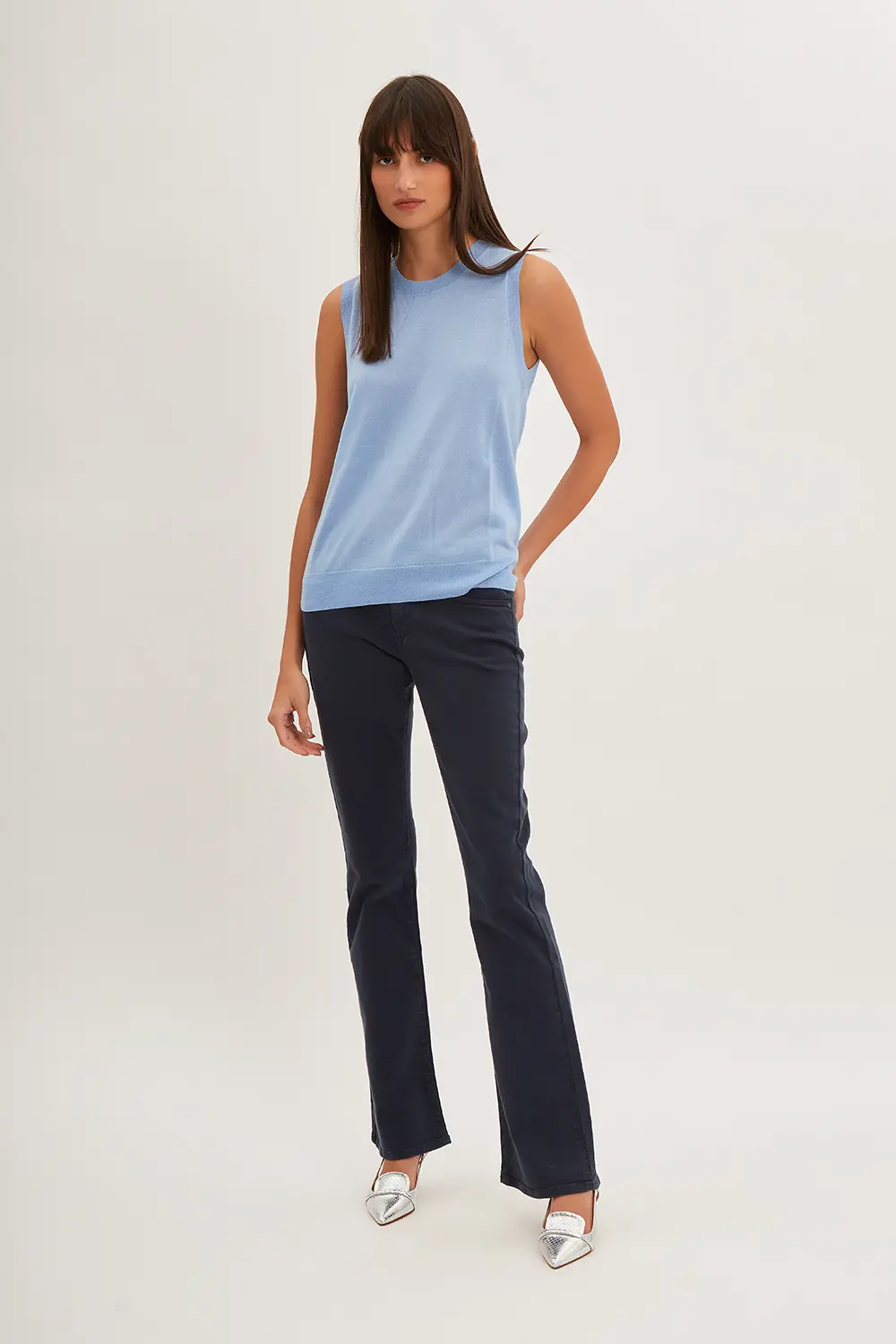 P.A.R.O.S.H. GILET IN MAGLIA Nuovo
