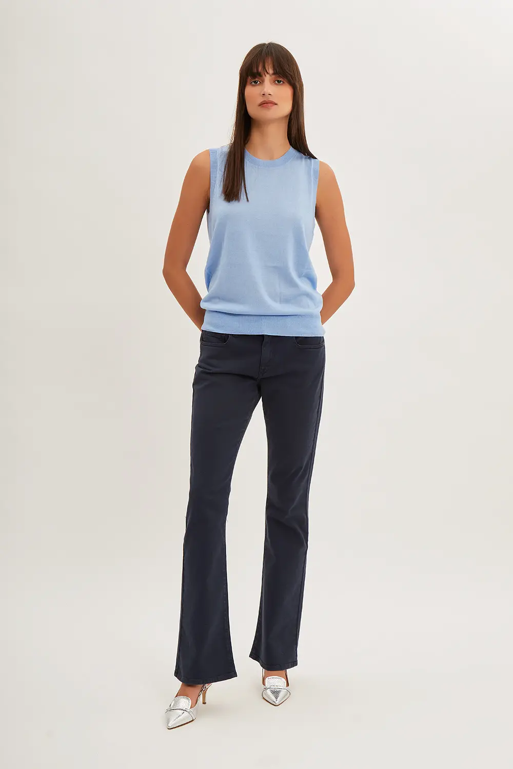 P.A.R.O.S.H. GILET IN MAGLIA Nuovo