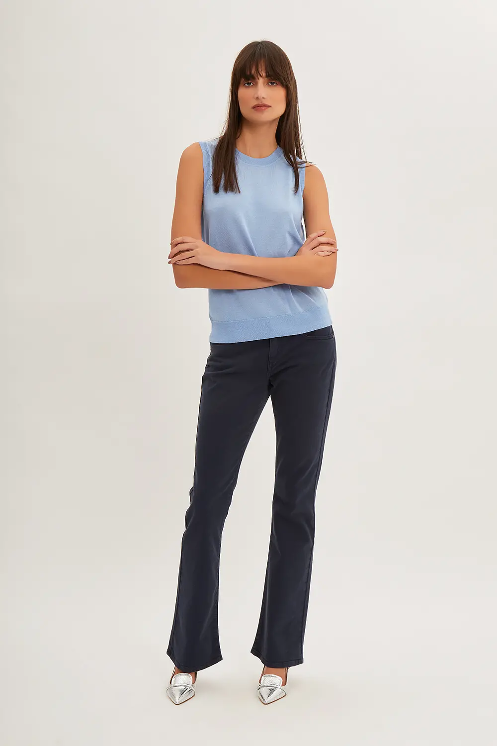 P.A.R.O.S.H. GILET IN MAGLIA Nuovo