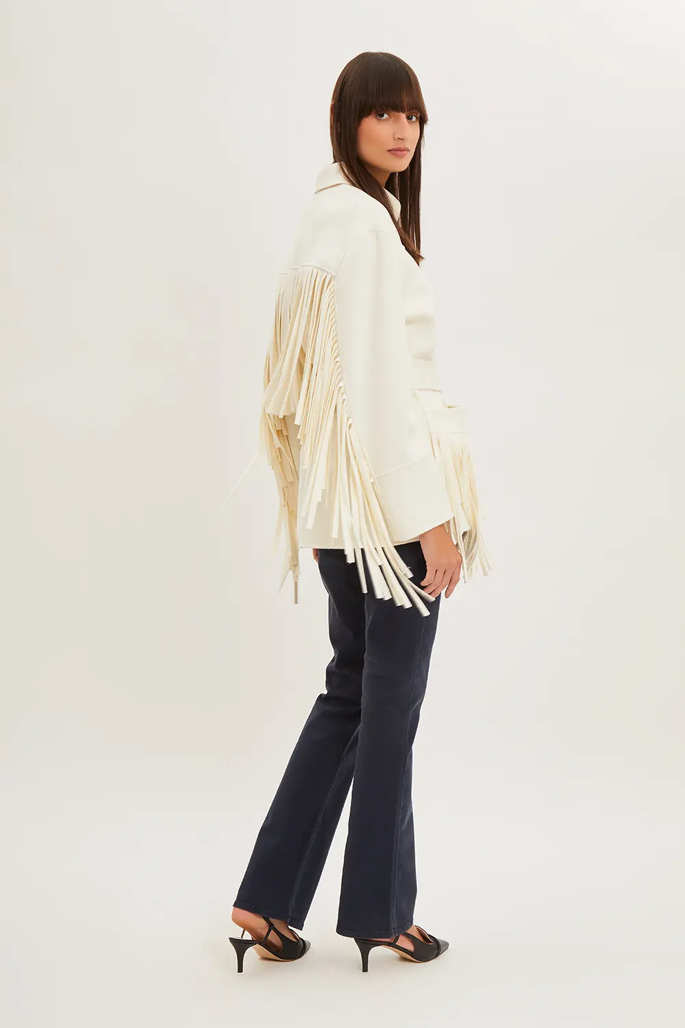 P.A.R.O.S.H. GIACCA CON FRANGE Fino Al -60%