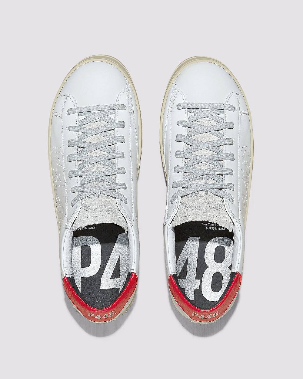 P448 John White/Red Moda