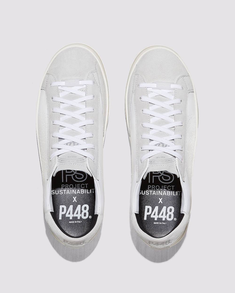 P448 John Recycled White Spedizione Gratuita