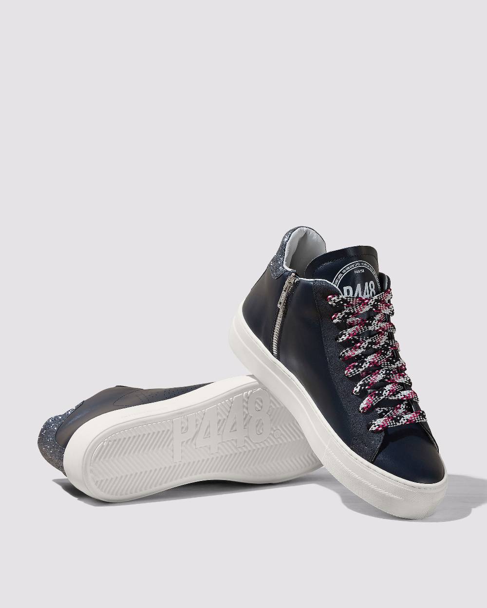P448 Thea Mid Glitterfine/Navy Qualità Garantita