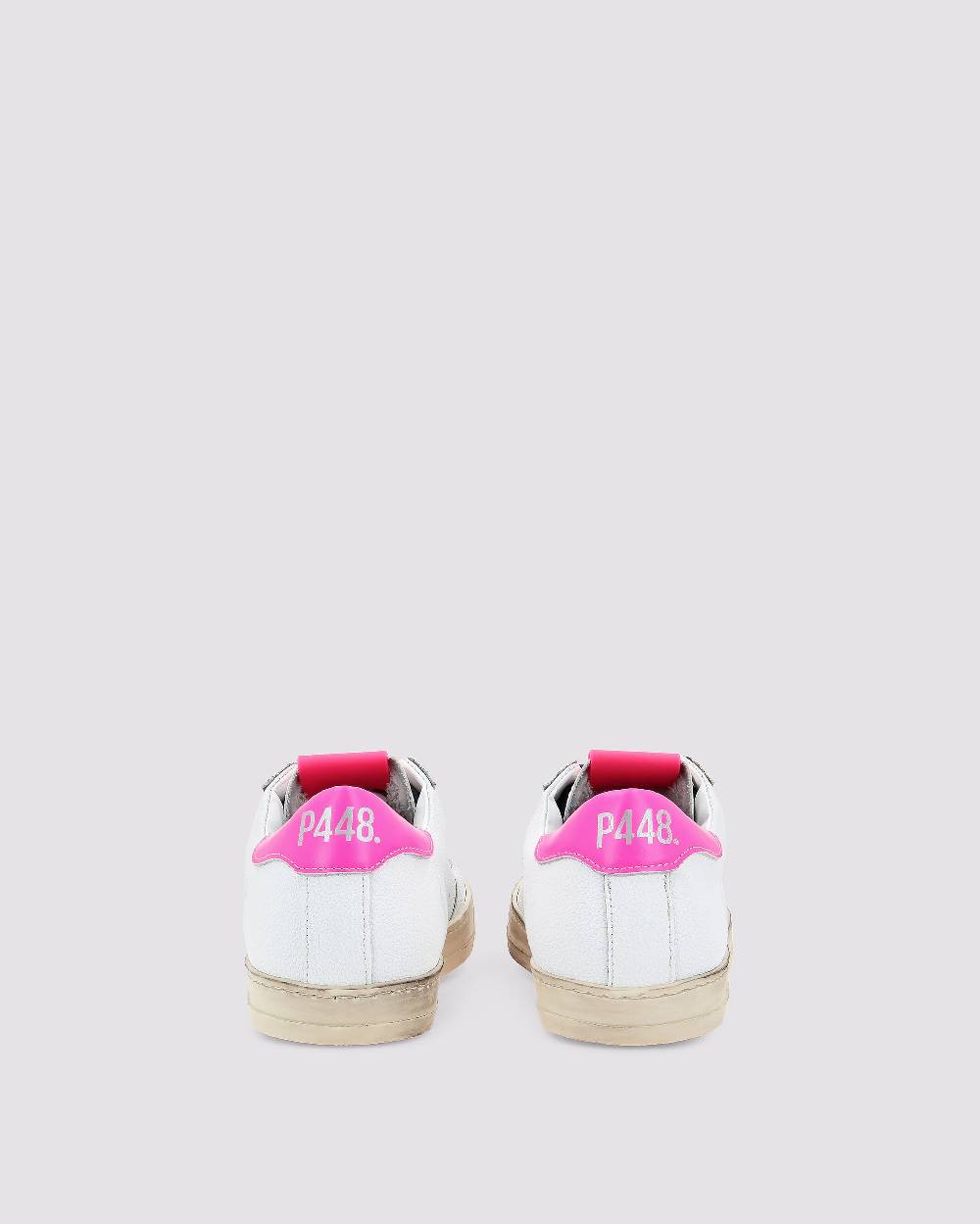 P448 John Recycled White/Fuchsia Qualità