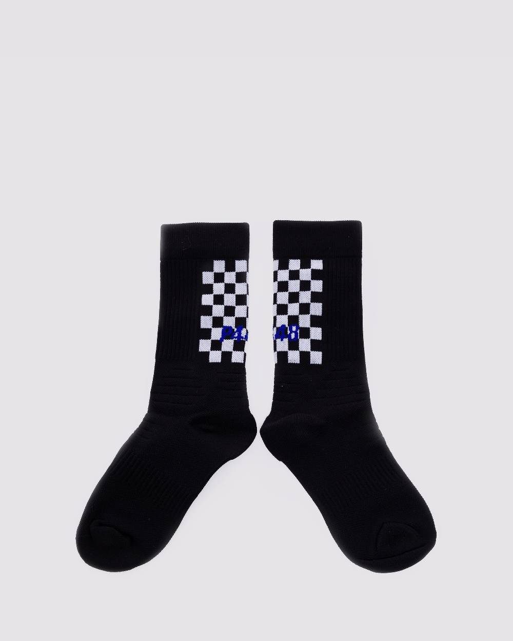 P448 Socks Black/Check Vendite Flash