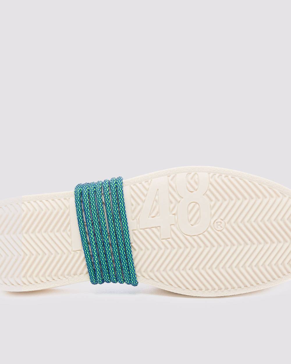P448 Shoelaces Multi Blue 2025