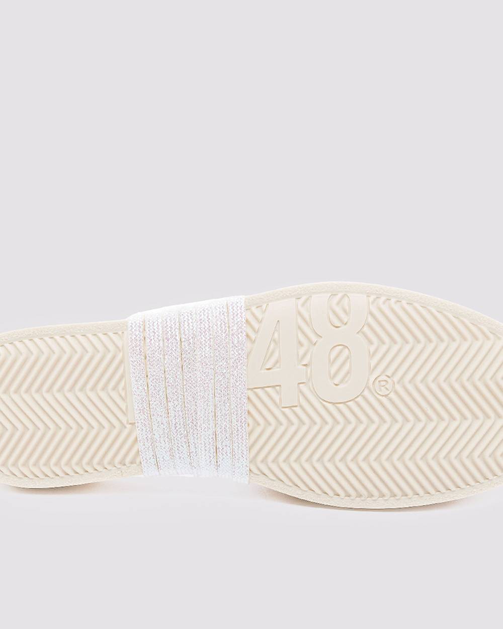 P448 Shoelaces White/Glitter Promozione