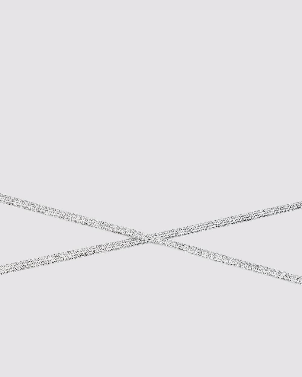 P448 Shoelaces Silver In Vendita