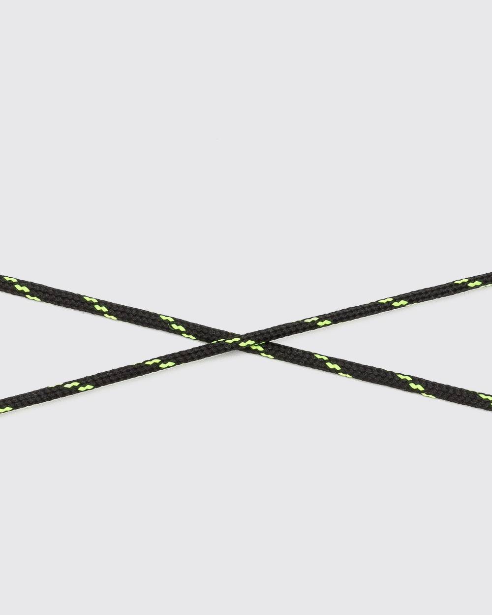 P448 Shoelaces Black/Yellow In Vendita