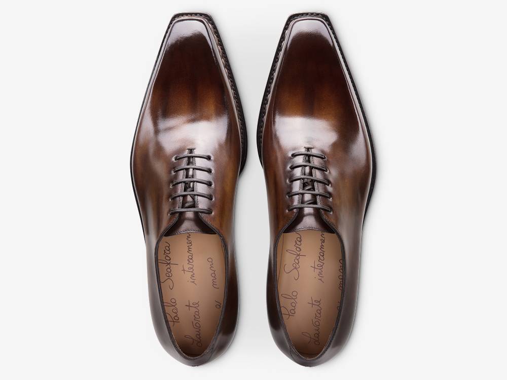 Paolo Sartori Art.175B Oxford in pelle Anticata Montella Vendite Flash