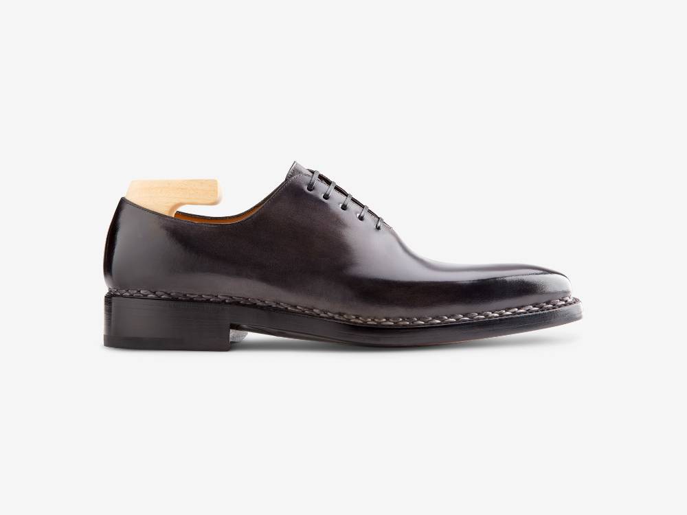 Paolo Sartori Art. 175B Oxford in pelle Anticata Grigio