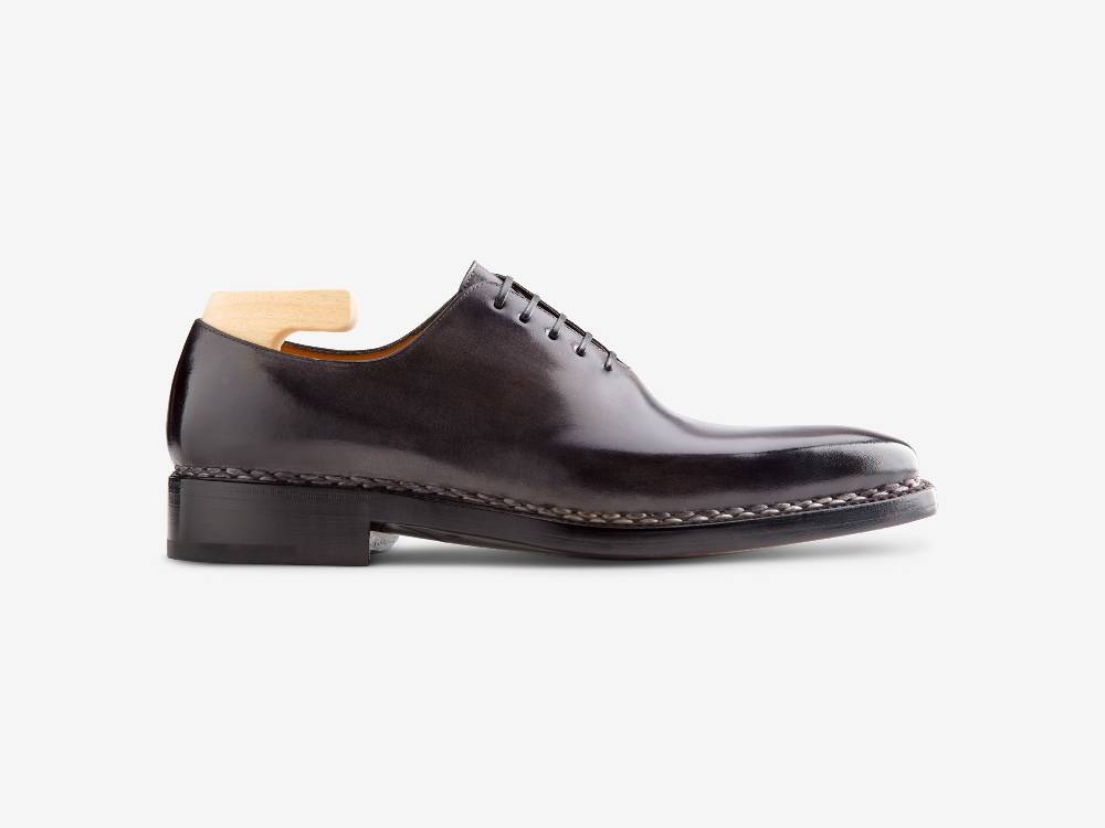 Paolo Sartori Art. 680 Oxford un pezzo in pelle Anticata Grigio